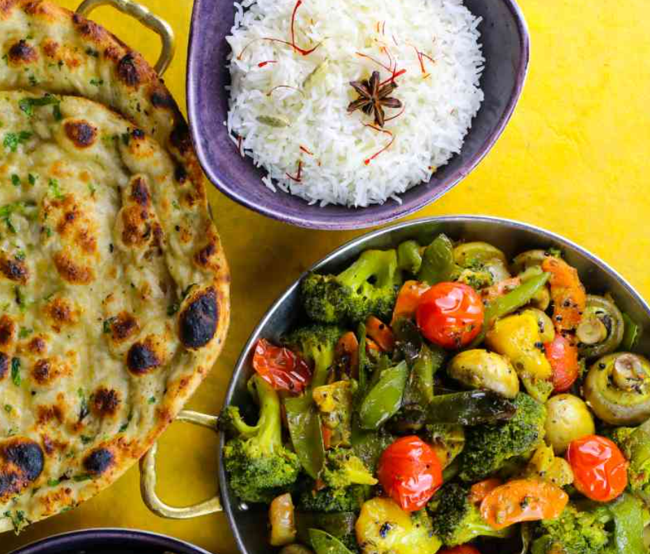 helathy indian Dishes buffet