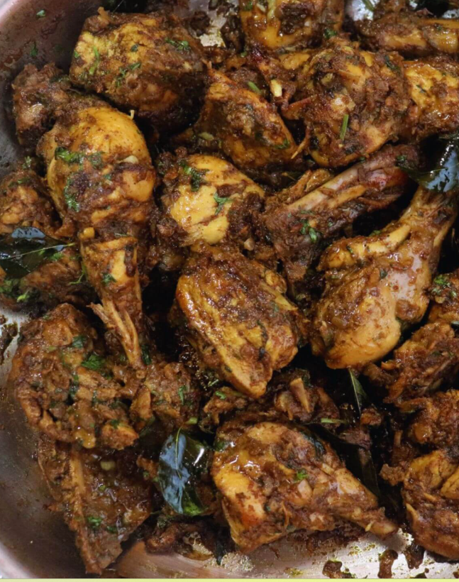 andhra famous country chicken fry